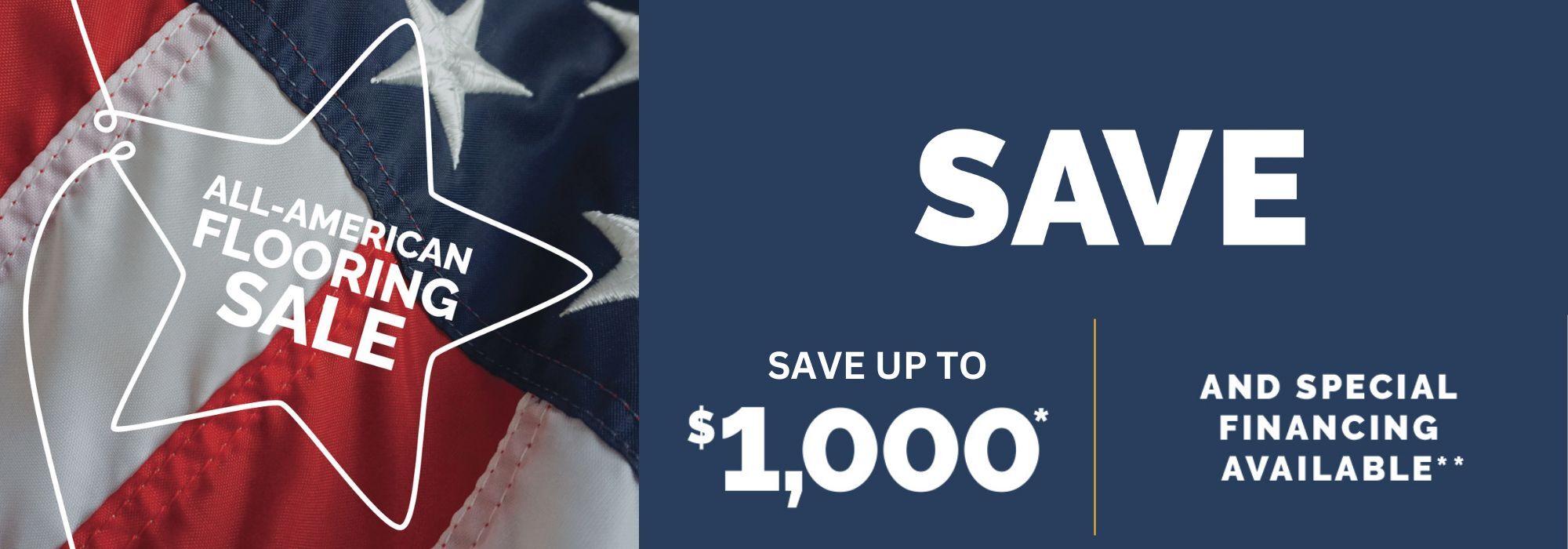 TSF website banners july 2025 all american flooring sale